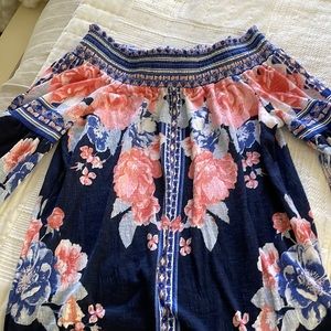 Tribal Jeans off the shoulder top